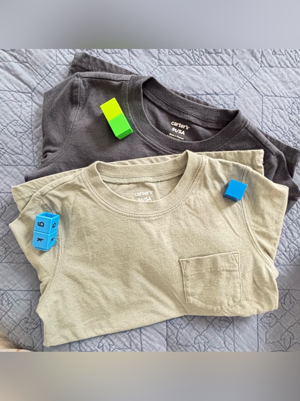 CARTER’S LONG SLEEVE TEE SHIRTS, size 5t